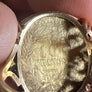 Bague en or jaune 18 carats 10 francs Or 1850