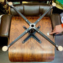 Rare Lounge Chair & ottoman Charles & Ray Eames Design Herman Miller Vers 1970