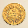 Magnifique pièce de 10 francs or Napoléon III * Tête Nue * 1858 BB