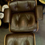Rare Lounge Chair & ottoman Charles & Ray Eames  Design Herman Miller Vers 1970