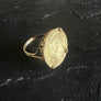 Bague en or jaune 18 carats  10 francs Or 1850